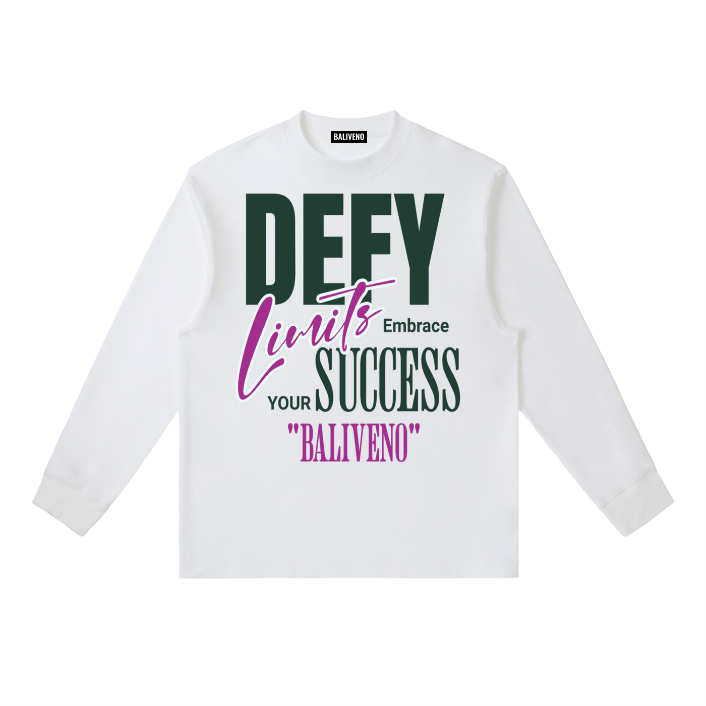 Baliveno Essential Crewneck Long-Sleeve T-Shirt
