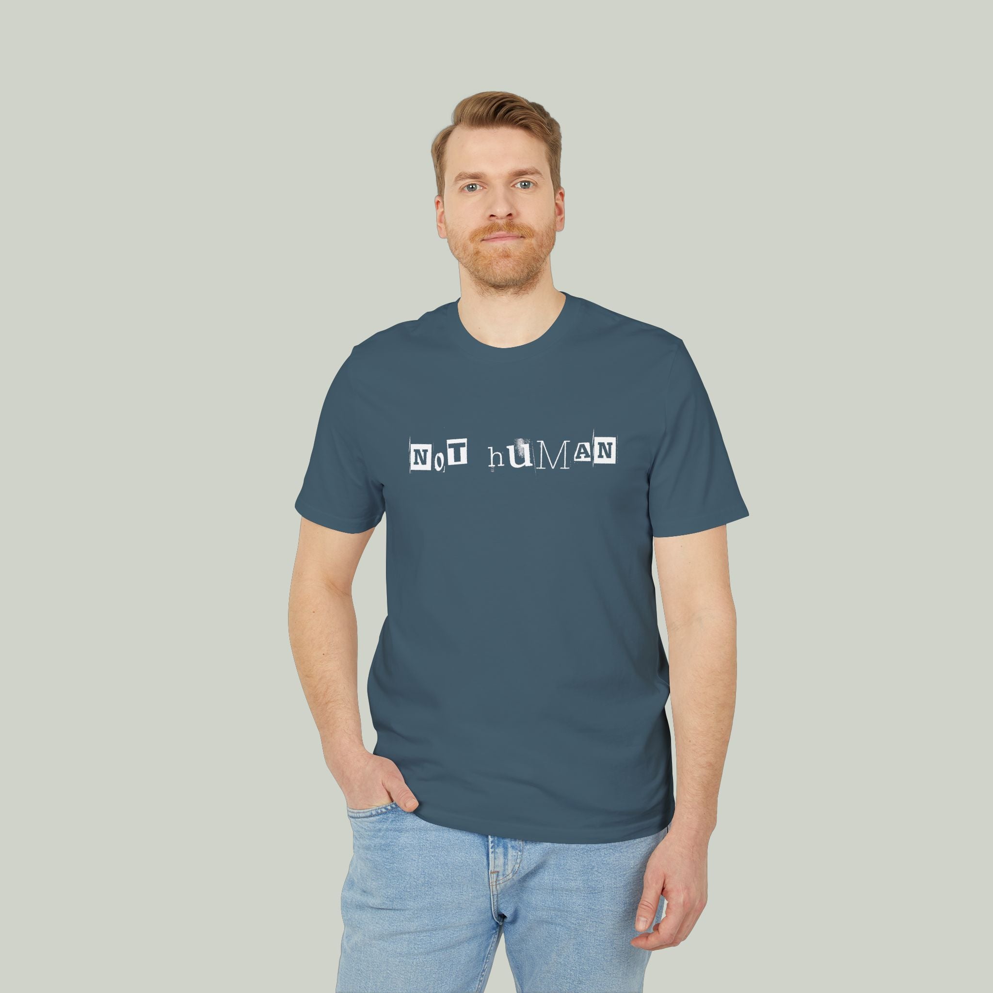 Not Human T-Shirt — 'BALIVENO' Graphic Crew Tee - Image 4