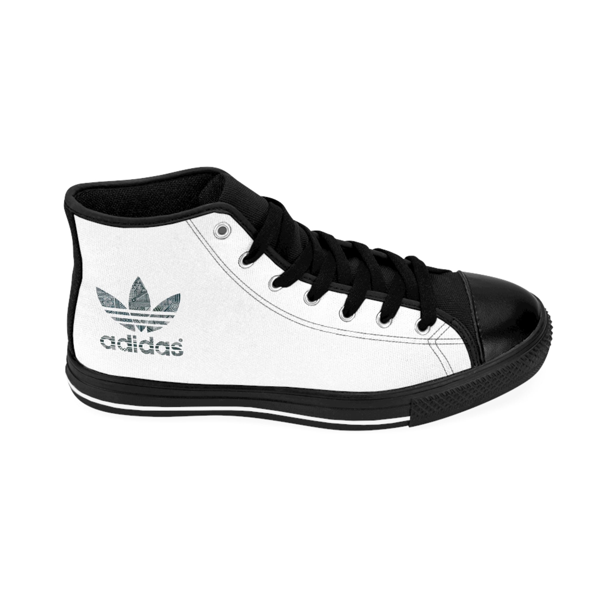 High-Top Adidas Canvas Sneakers — Retro Adidas Skate Shoes - Image 4