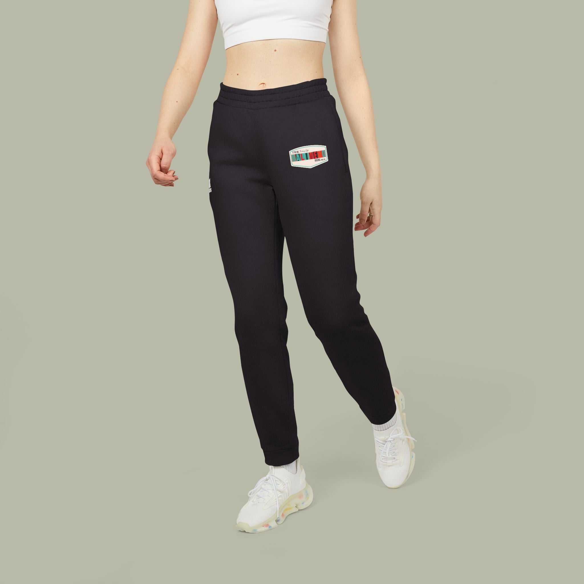 Adidas Fleece Joggers — Grey Casual Sweatpants - Image 4