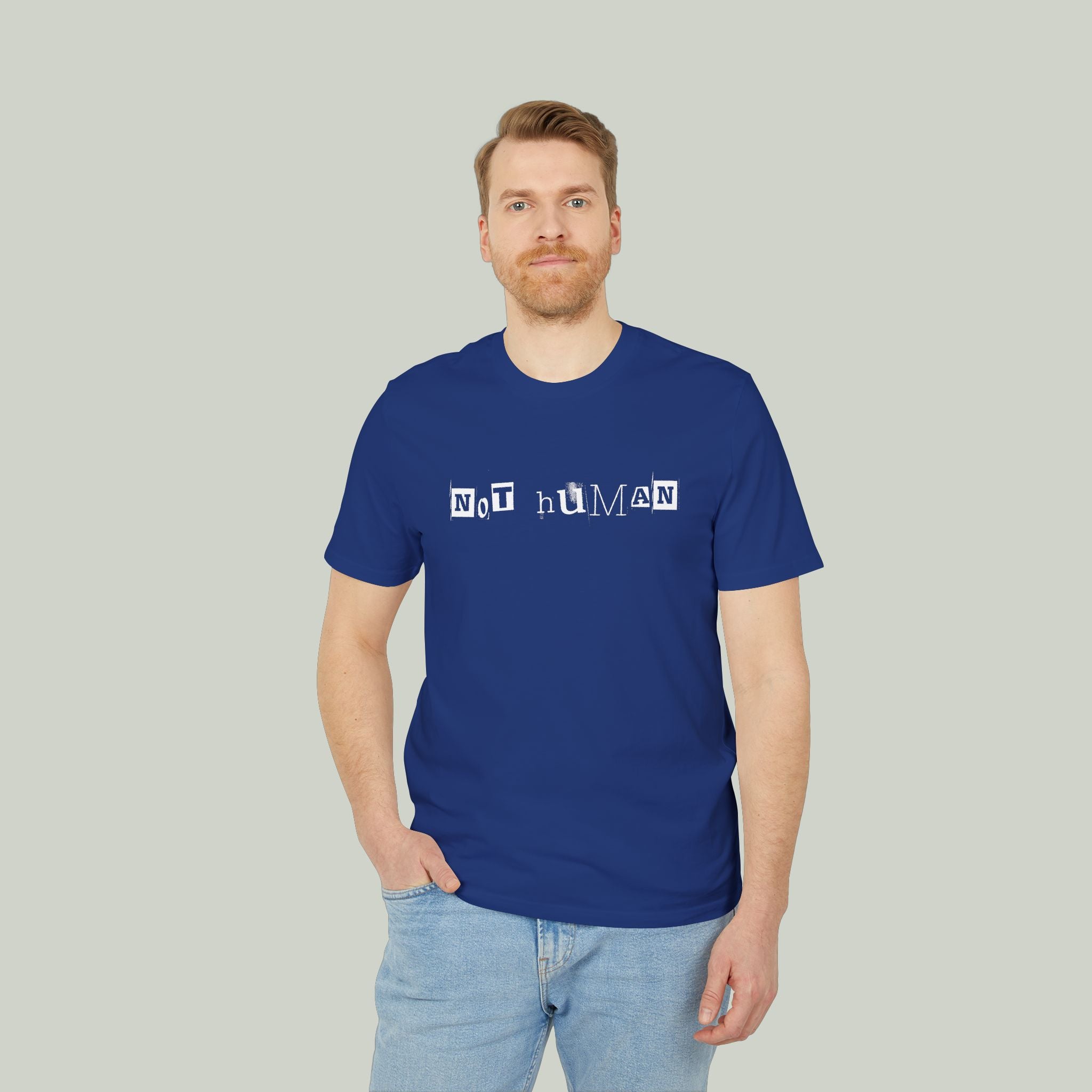 Not Human T-Shirt — 'BALIVENO' Graphic Crew Tee - Image 7