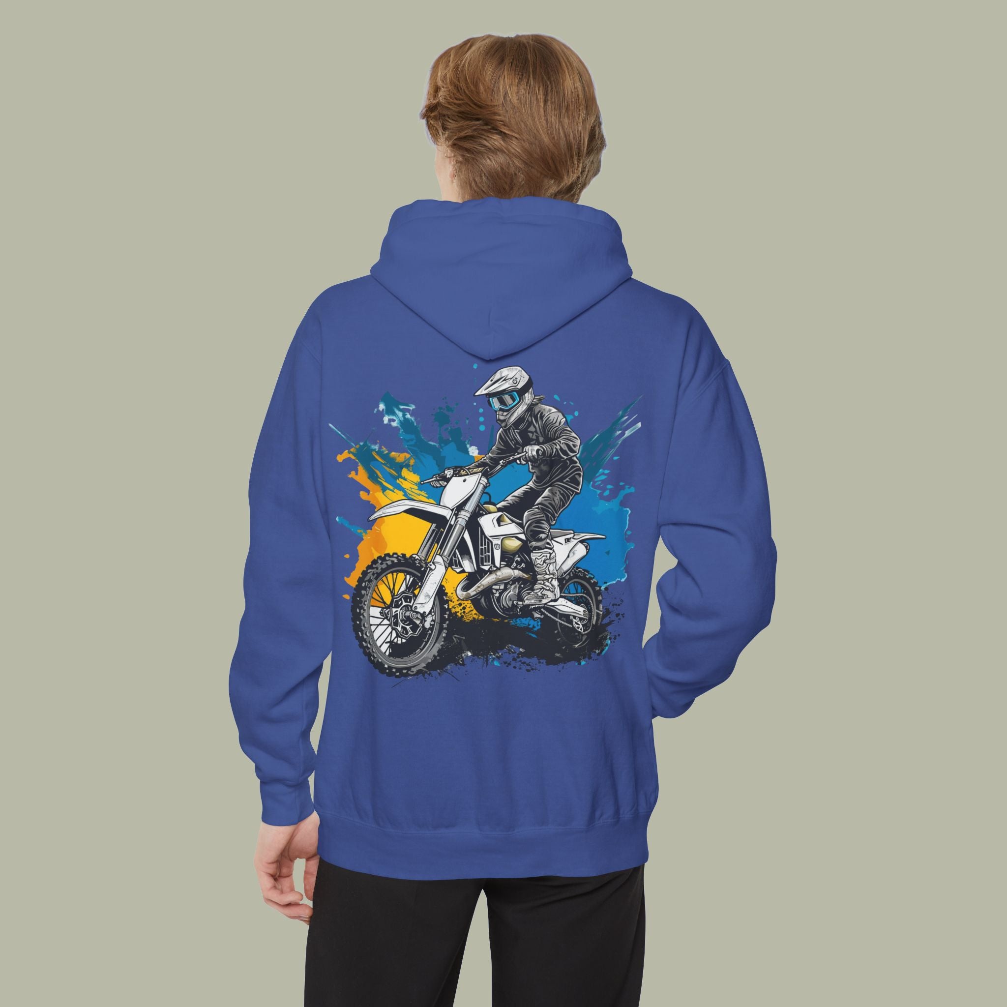 Hoodie — "Chase Dreams, Built" Motorcycle Graphic Pullover - Image 23