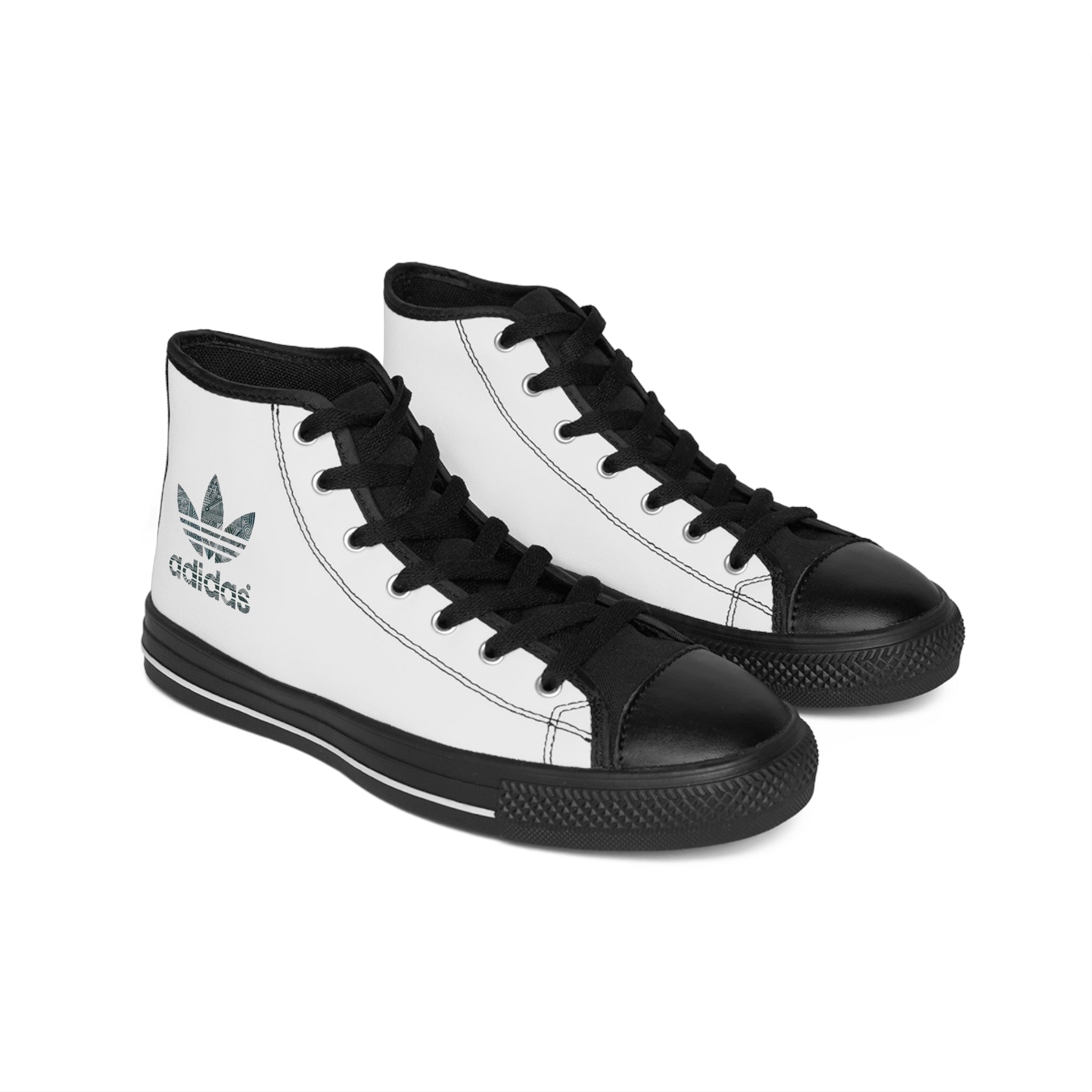 High-Top Adidas Canvas Sneakers — Retro Adidas Skate Shoes - Image 2