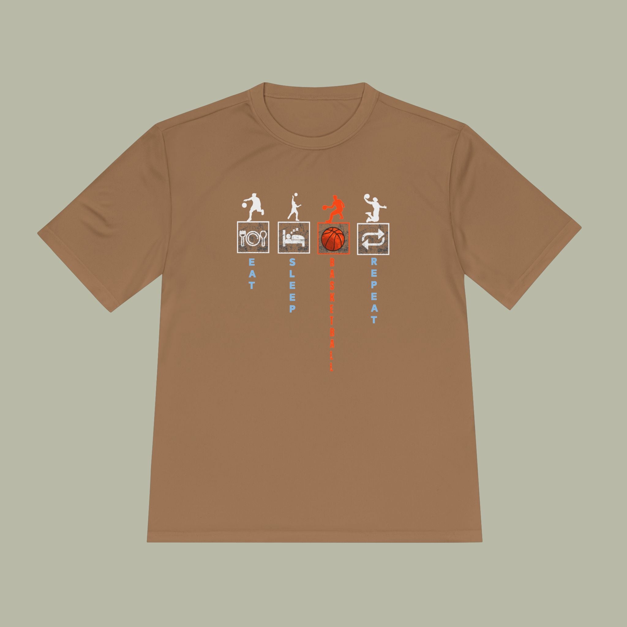 Eat Sleep Basketball Repeat Crew Graphic Tee — Rhythm, Steps & Movement - Image 18