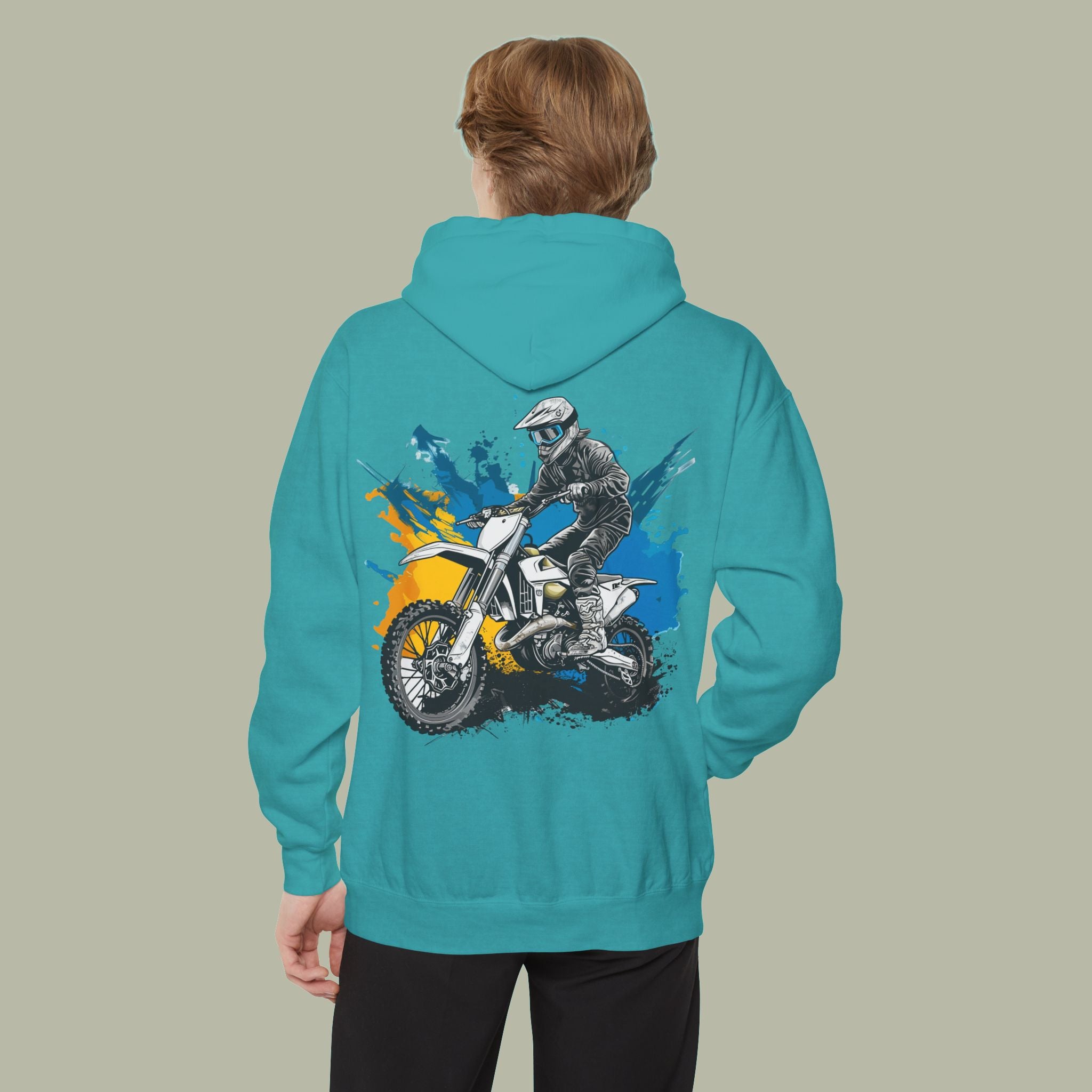 Hoodie — "Chase Dreams, Built" Motorcycle Graphic Pullover - Image 20