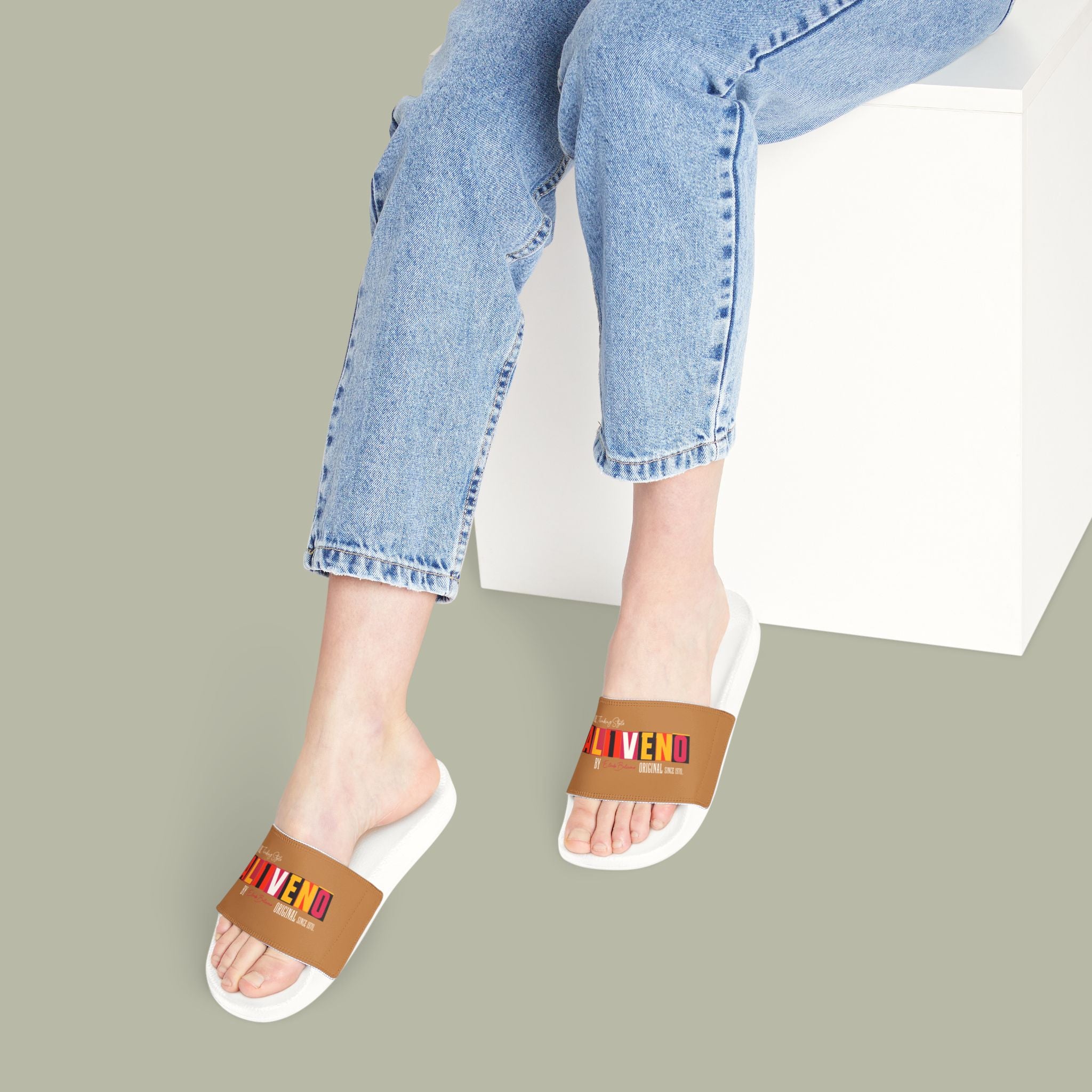 Baliveno Women’s Removable-Strap Slide Sandals — Casual Pool & Beach Footwear