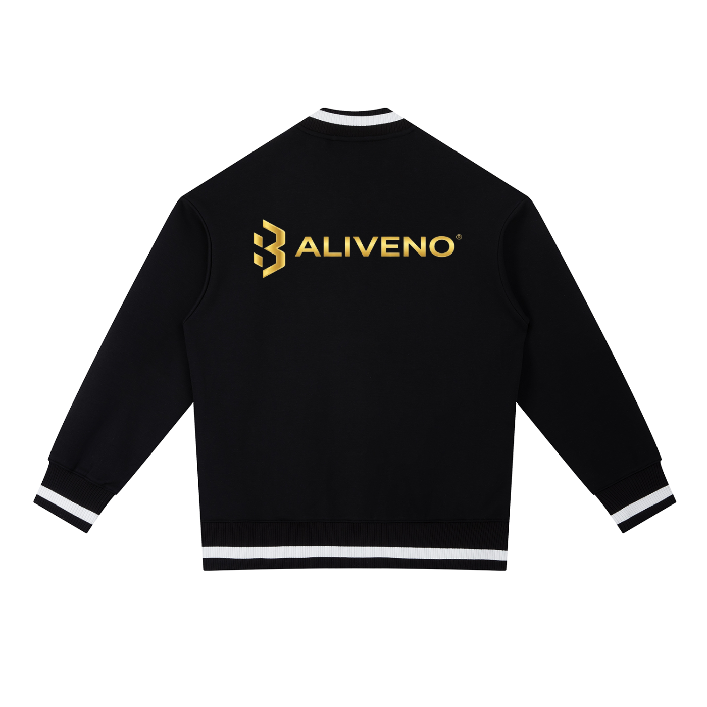 Contrast Piping Zip Bomber Jacket