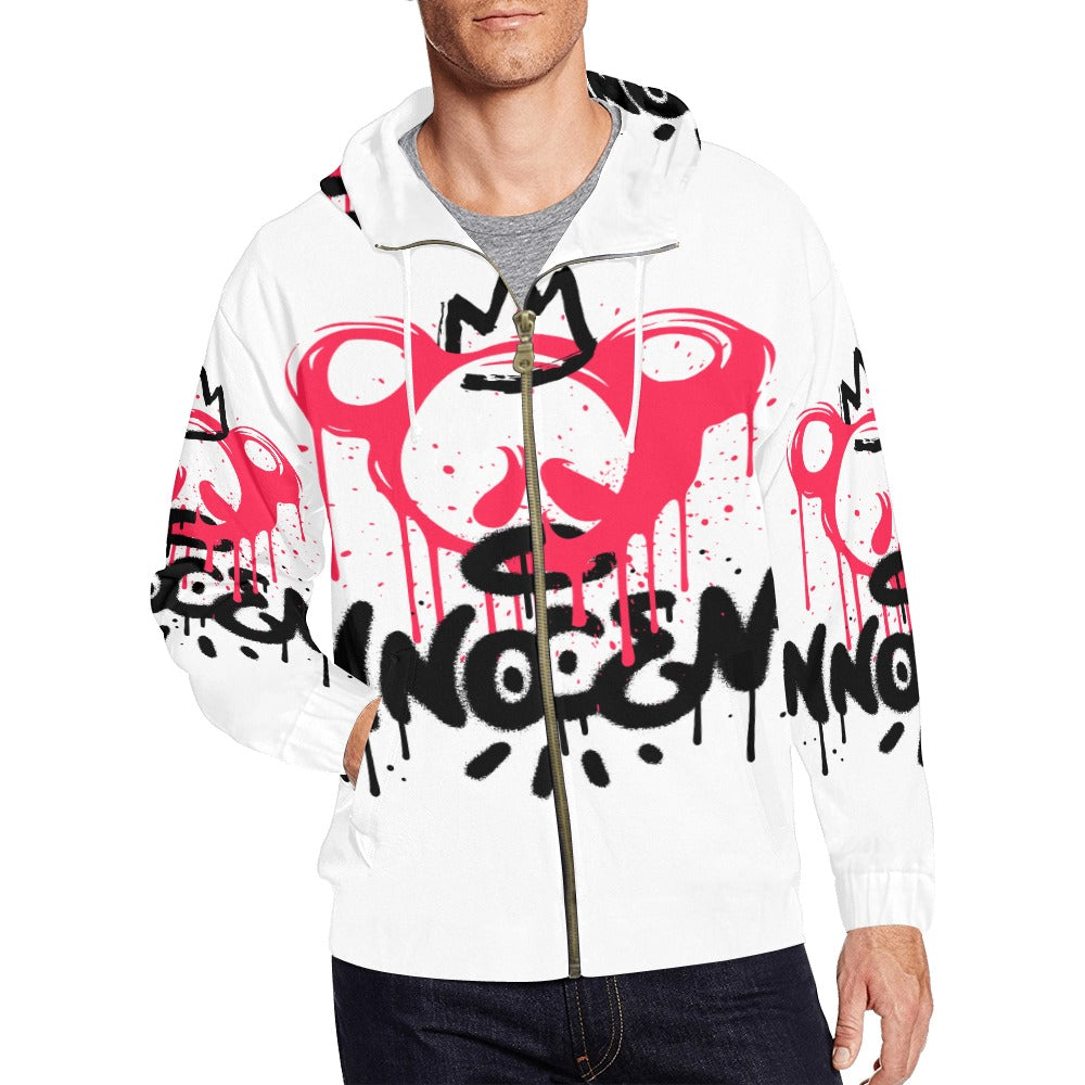 Innocent Men's All Over Print Full Zip Hoodie