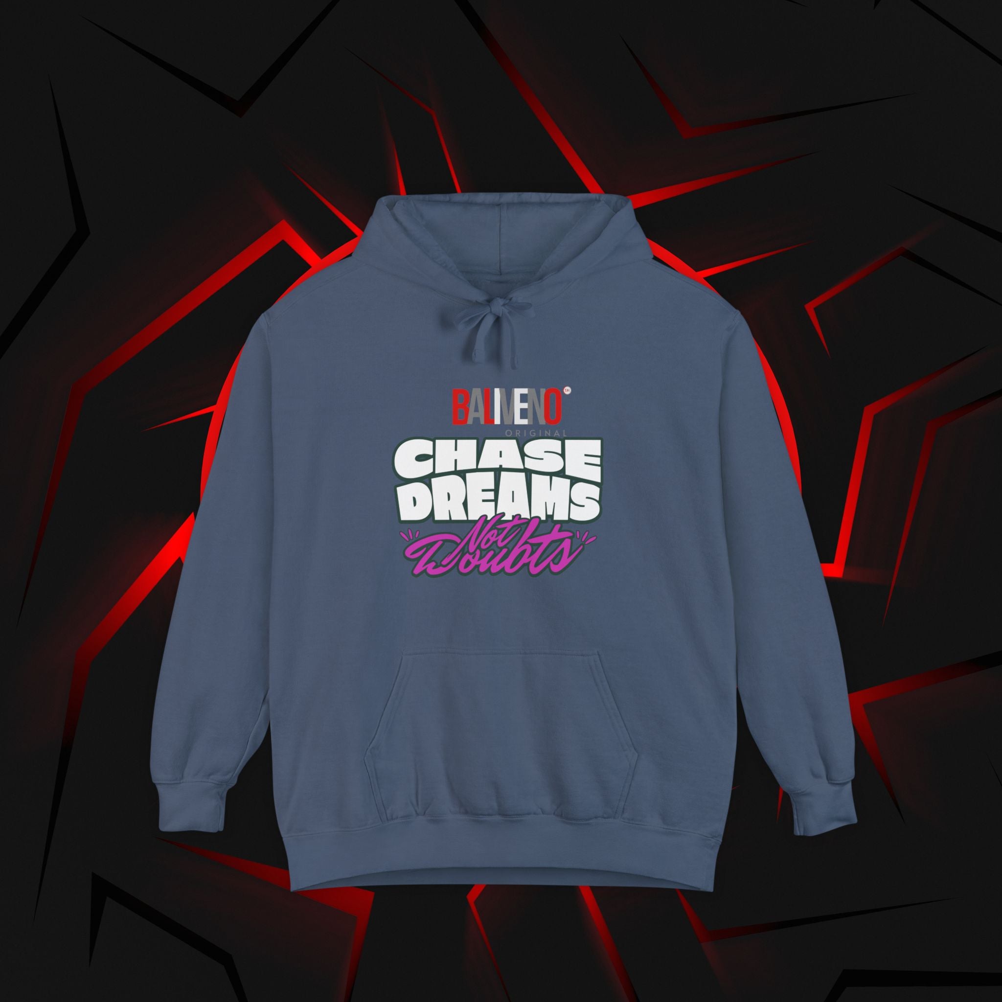 Hoodie — "Chase Dreams, Built" Motorcycle Graphic Pullover - Image 6