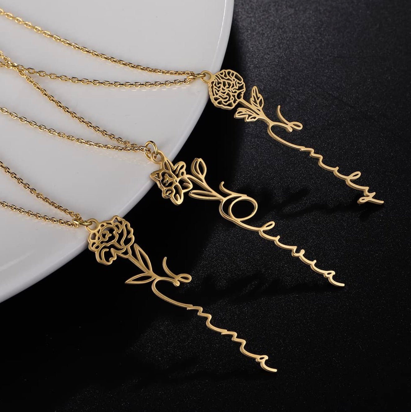 Months Flower Necklace - Image 2