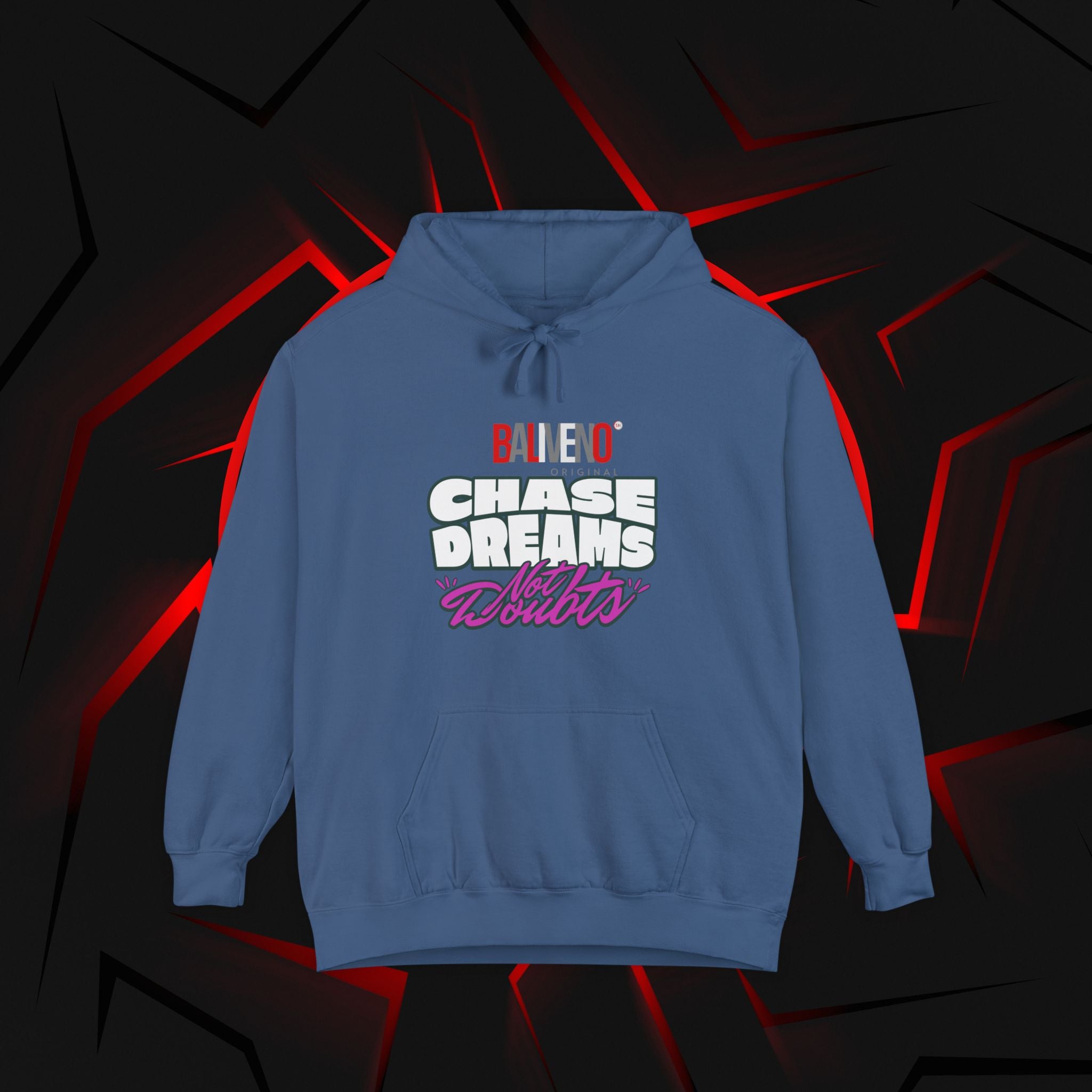 Hoodie — "Chase Dreams, Built" Motorcycle Graphic Pullover - Image 7