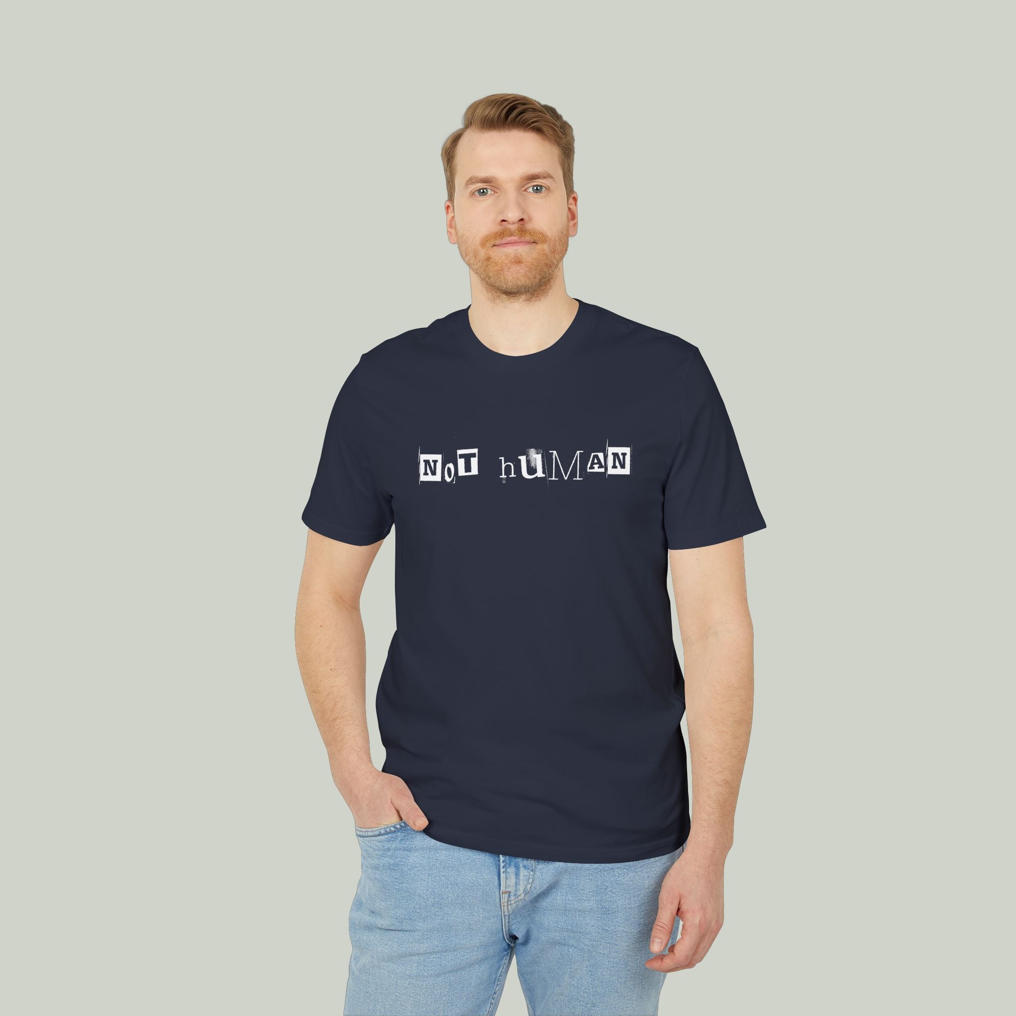 Not Human T-Shirt — 'BALIVENO' Graphic Crew Tee - Image 8