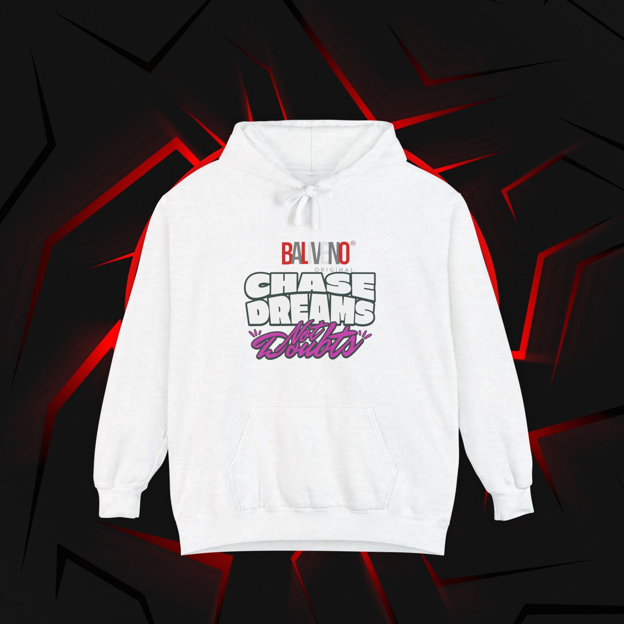 Hoodie — "Chase Dreams, Built" Motorcycle Graphic Pullover