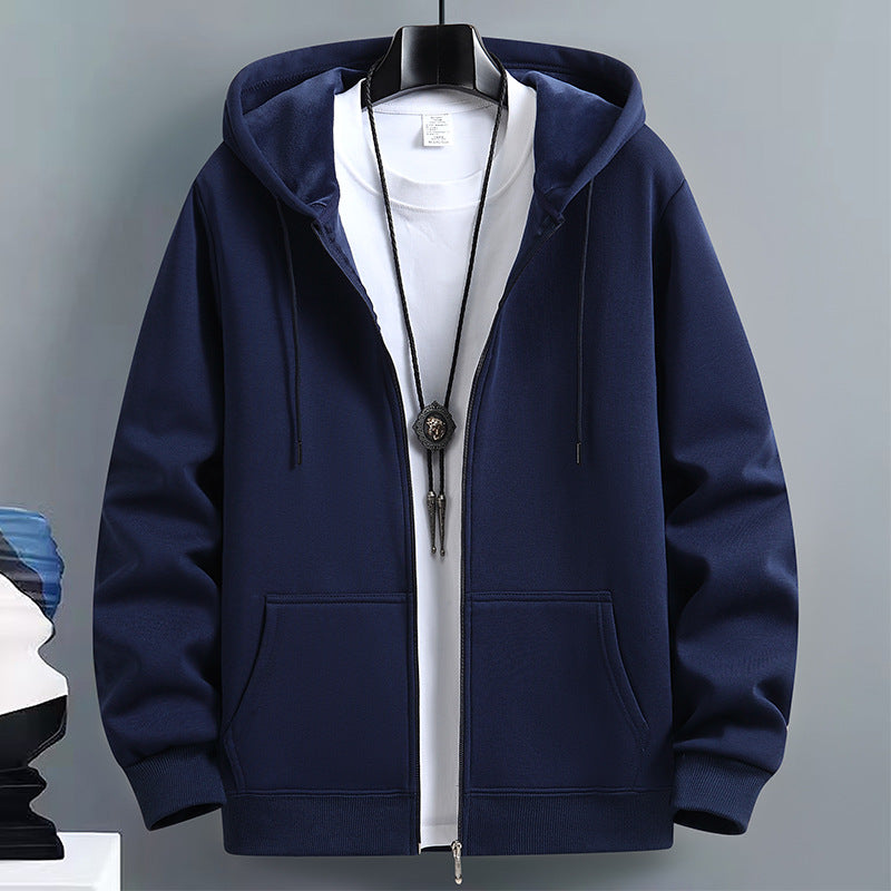 Mens Loose-Fit Hooded Cardigan Sweater For FallWinter - Image 4
