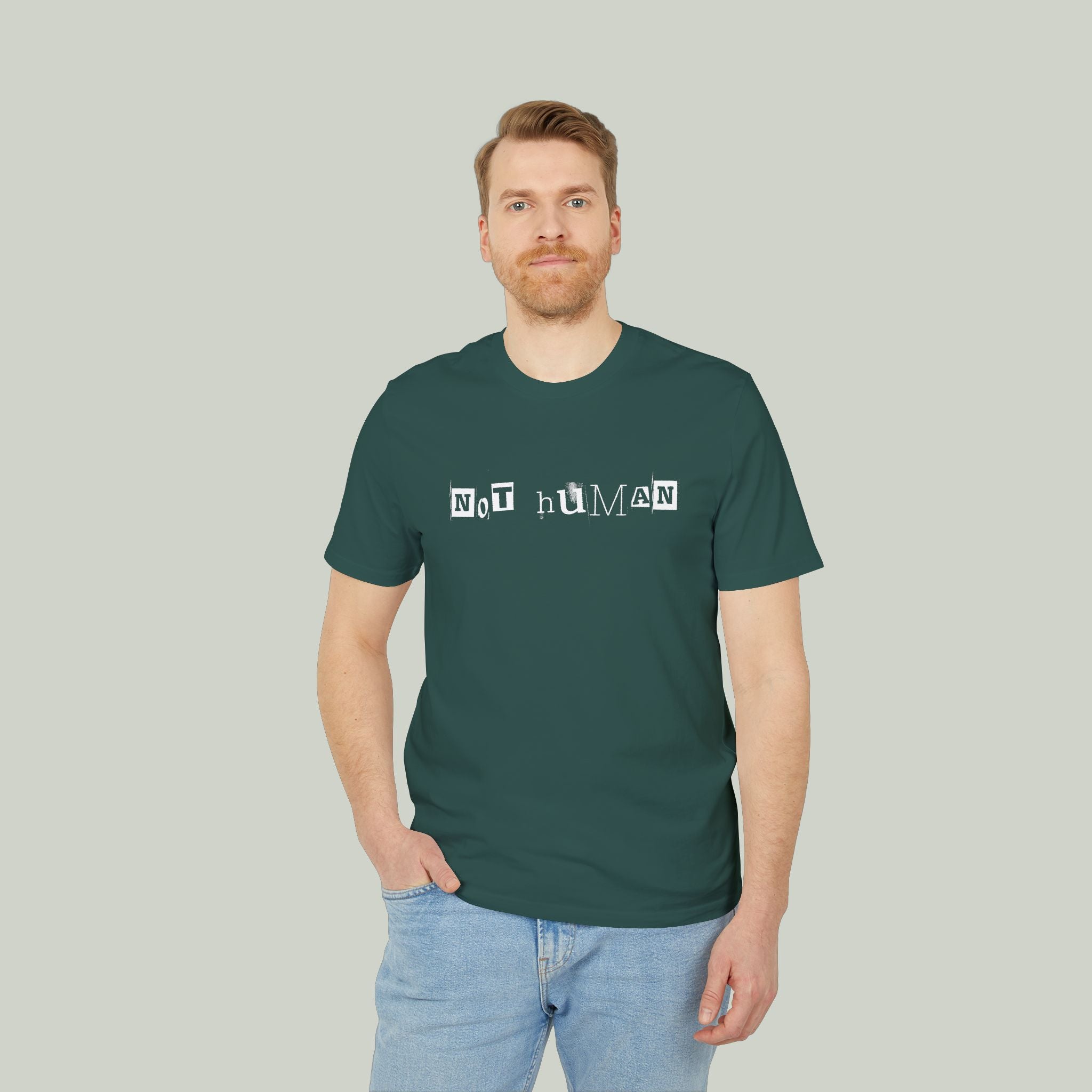 Not Human T-Shirt — 'BALIVENO' Graphic Crew Tee - Image 5