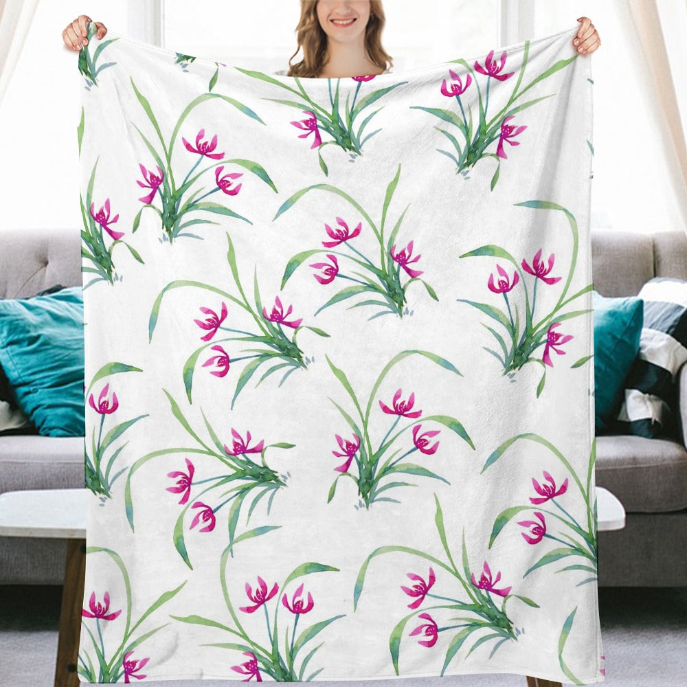 Ultra-Soft Flannel Blanket Multiple Sizes