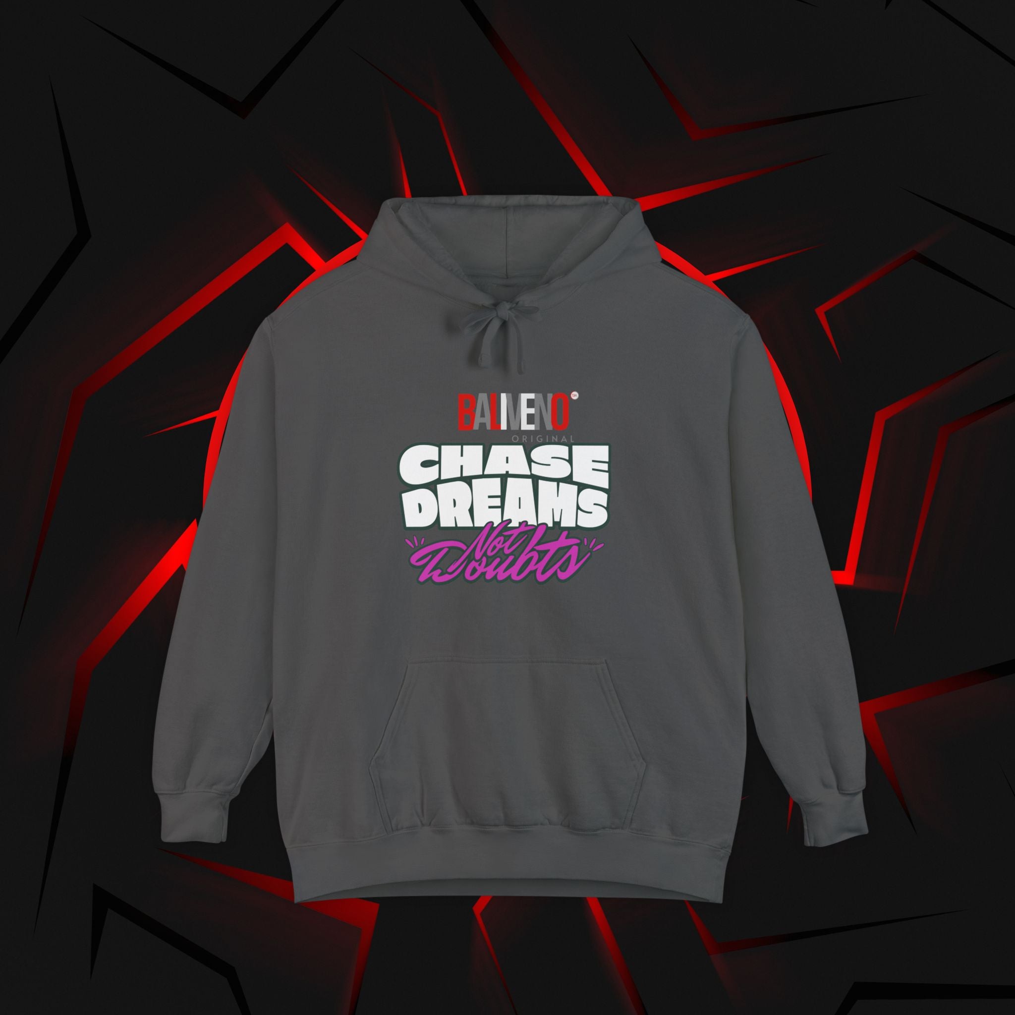 Hoodie — "Chase Dreams, Built" Motorcycle Graphic Pullover - Image 2