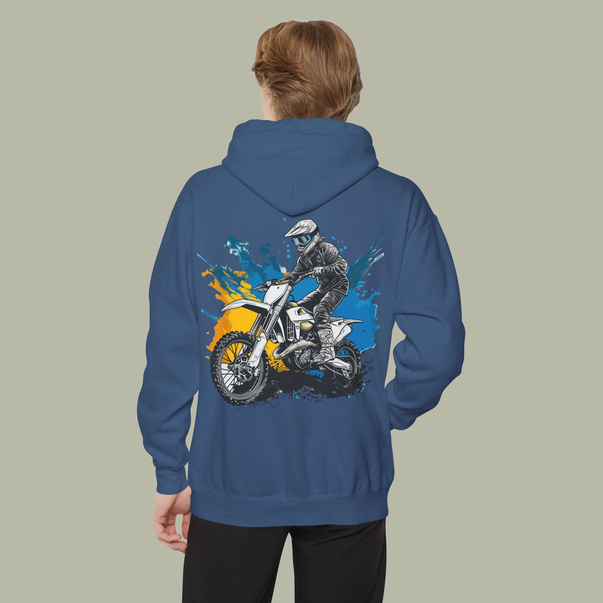 Hoodie — "Chase Dreams, Built" Motorcycle Graphic Pullover - Image 29