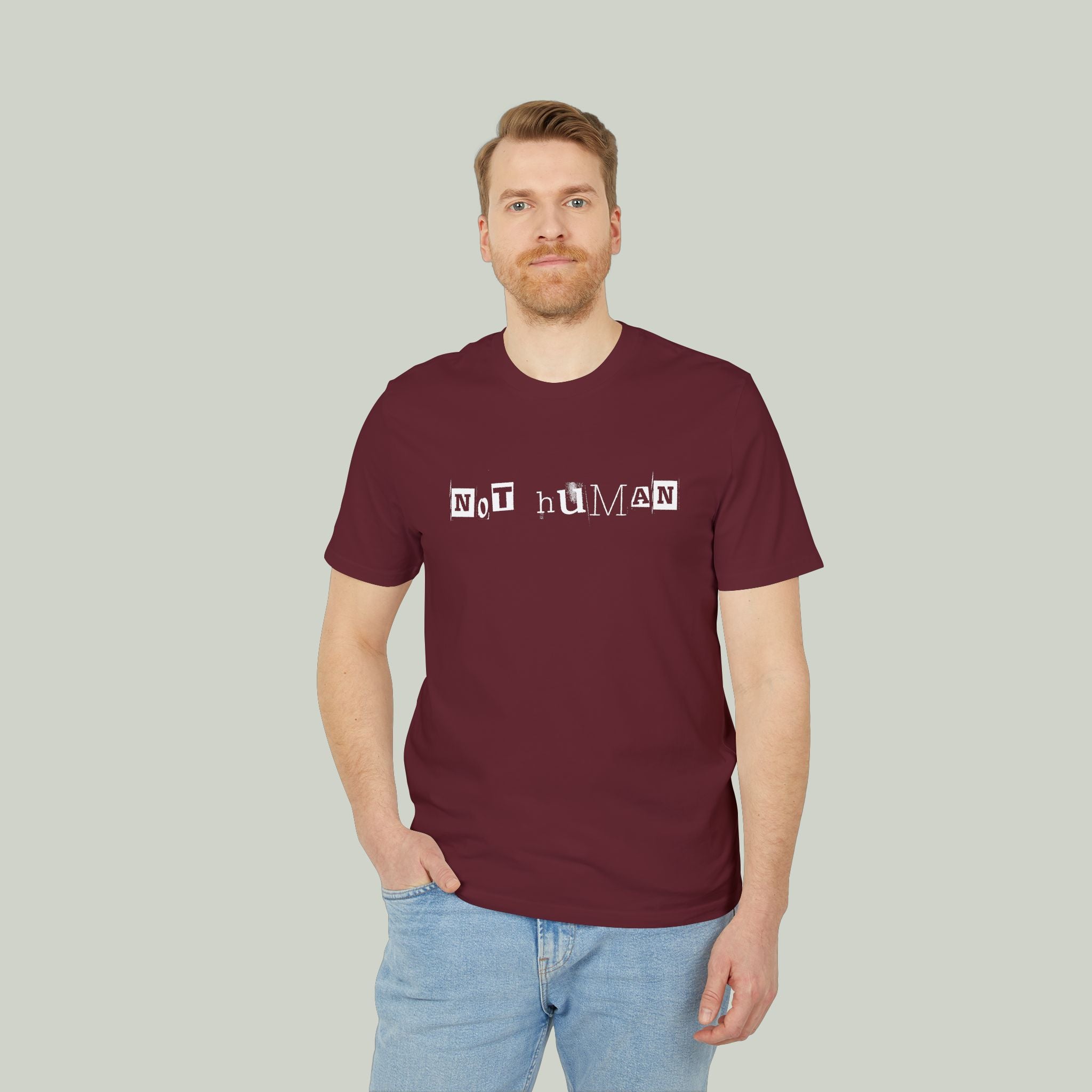 Not Human T-Shirt — 'BALIVENO' Graphic Crew Tee - Image 9