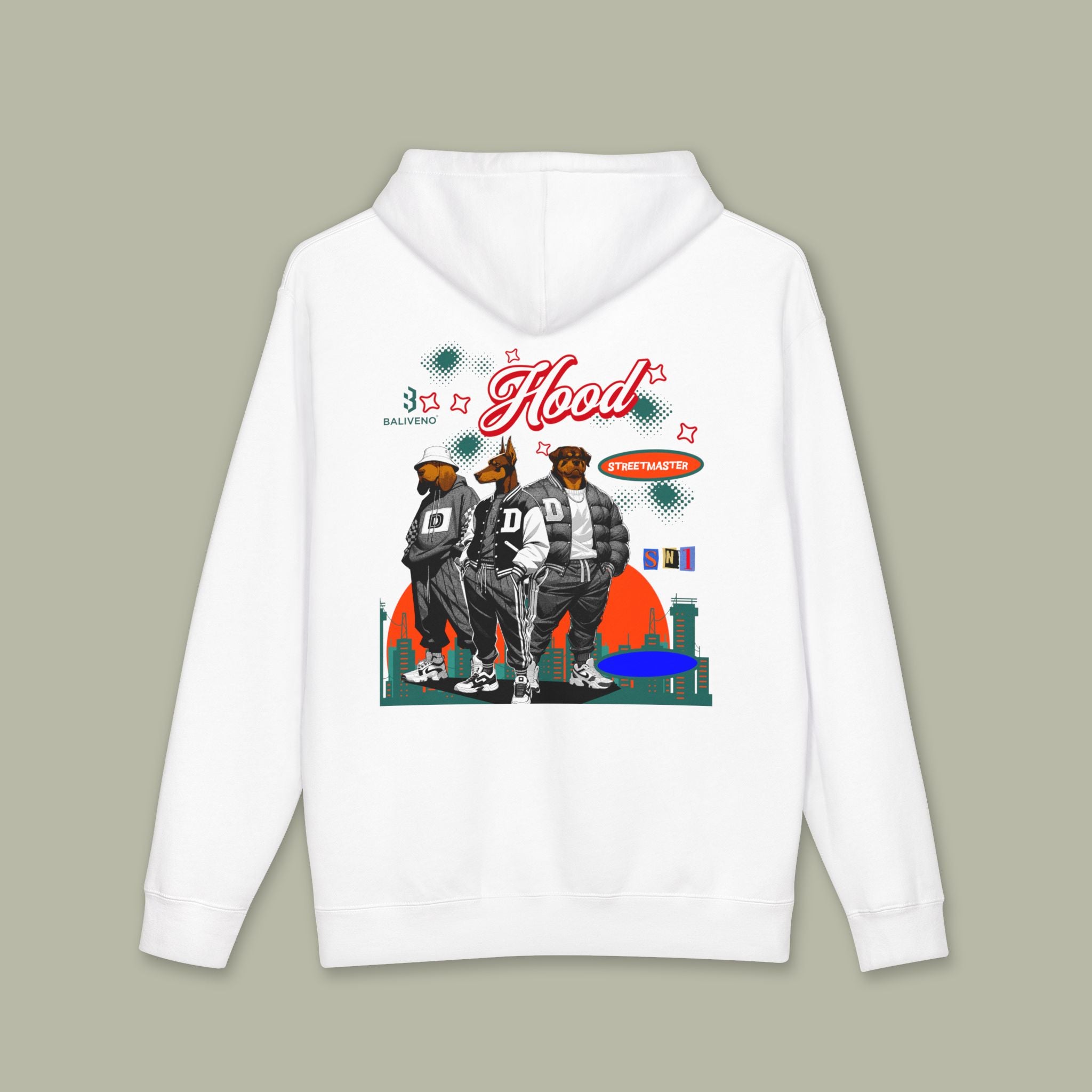Baltimore Retro 'Hood' Hoodie — Vintage Baltimore City Graphic Sweatshirt