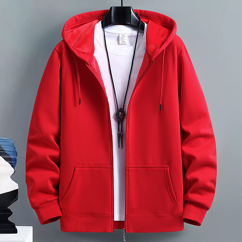 Mens Loose-Fit Hooded Cardigan Sweater For FallWinter - Image 6
