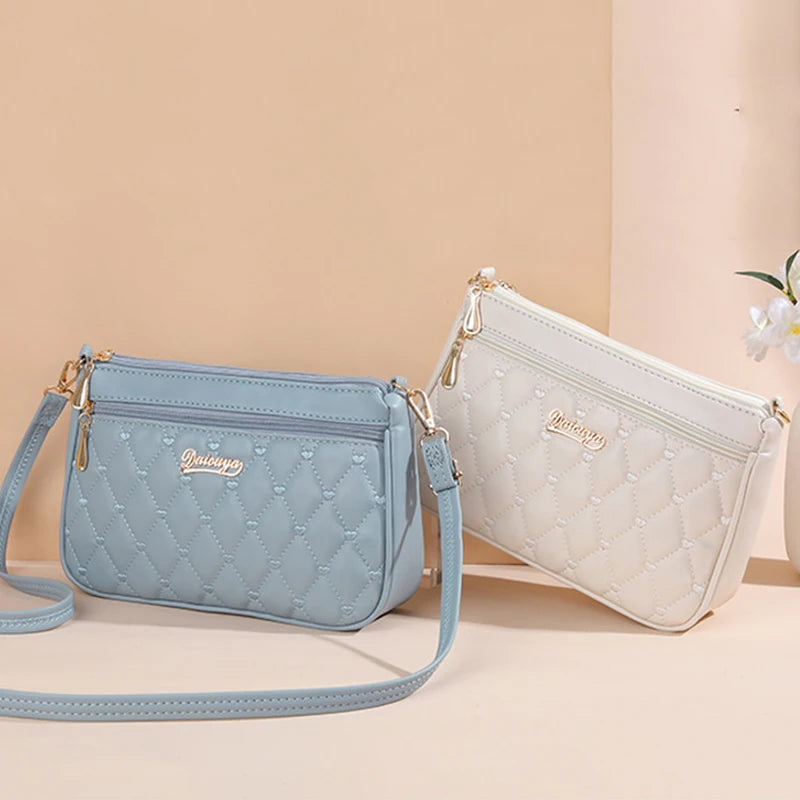Embroidery Messenger Bags Women Leather Handbags Bags for Women Sac a Main Ladies hair ball Hand Bag - Image 28