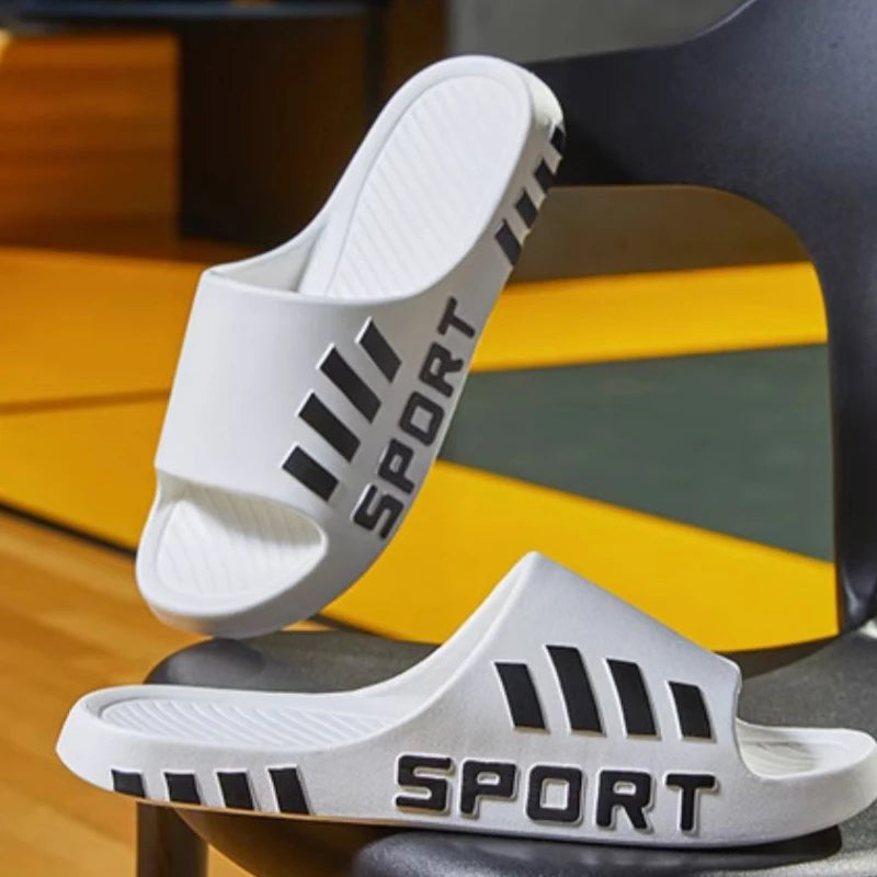 Summer Fashion Slippers For Men Indoor Outdoor Sandals Beach Flip Flop Thick Sole Male Slides Summer Non-Slip Men Shower Slipper - Image 5