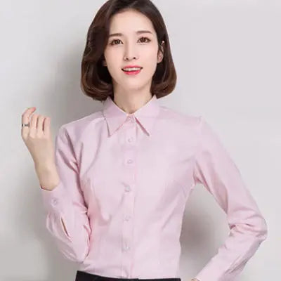 Women Shirts Blouses Women White Shirt Long Sleeve Blouse Female Tops OL Basic Shirt Blouses 2023 Fashion Elegant Woman Clothing - Image 10