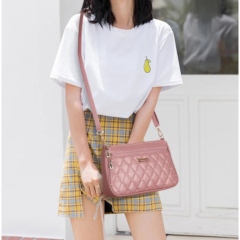 Embroidery Messenger Bags Women Leather Handbags Bags for Women Sac a Main Ladies hair ball Hand Bag - Image 25