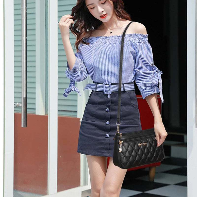 Embroidery Messenger Bags Women Leather Handbags Bags for Women Sac a Main Ladies hair ball Hand Bag - Image 26