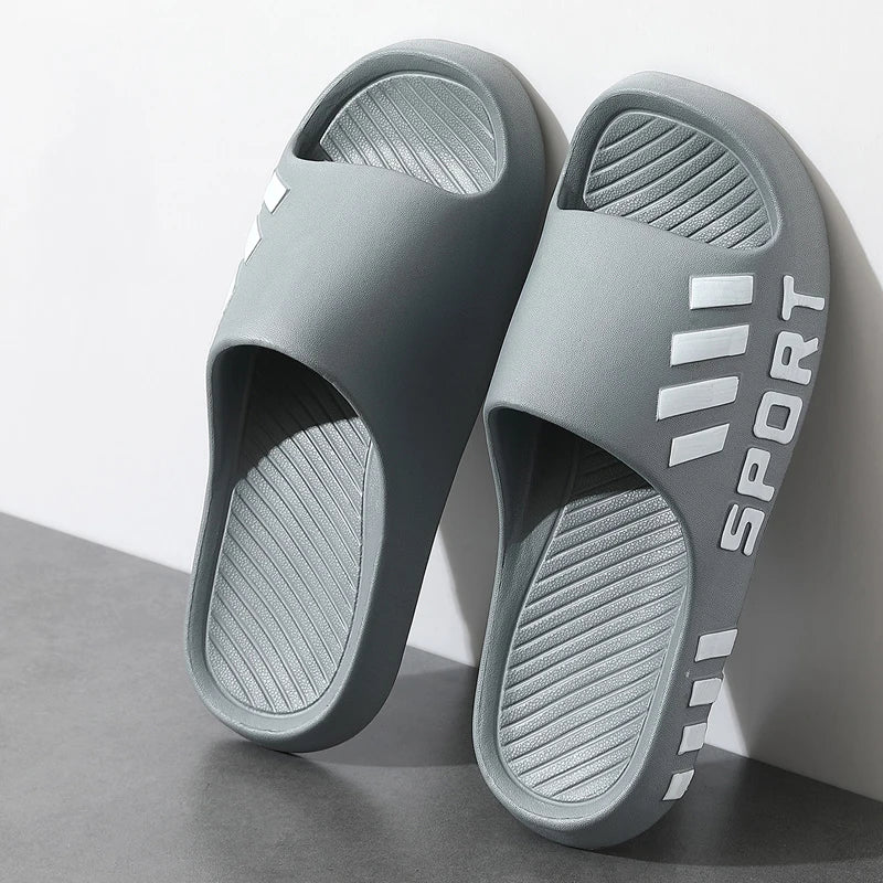 Summer Fashion Slippers For Men Indoor Outdoor Sandals Beach Flip Flop Thick Sole Male Slides Summer Non-Slip Men Shower Slipper - Image 7