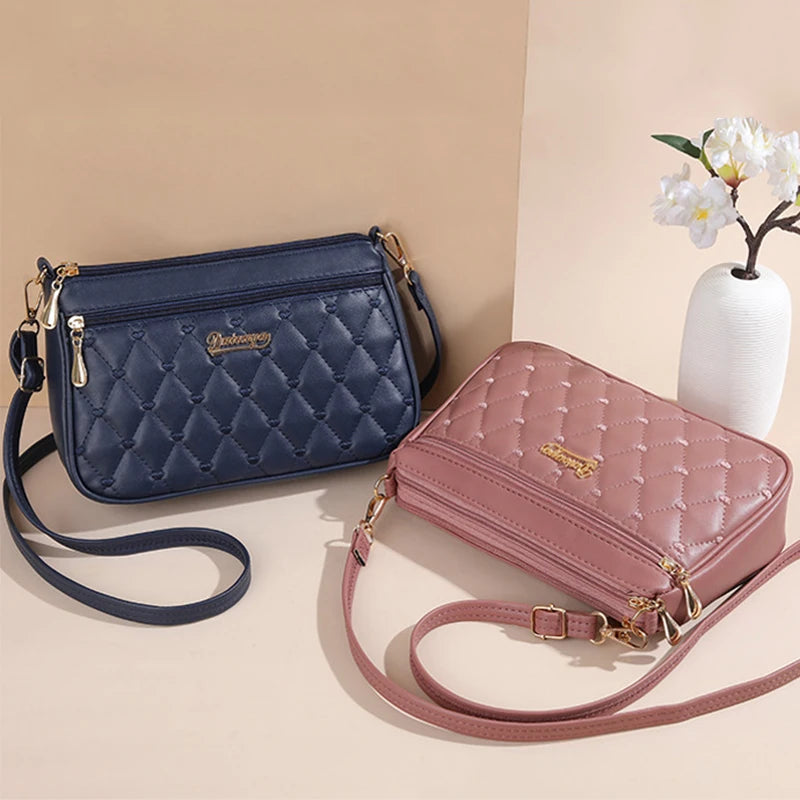 Embroidery Messenger Bags Women Leather Handbags Bags for Women Sac a Main Ladies hair ball Hand Bag - Image 29