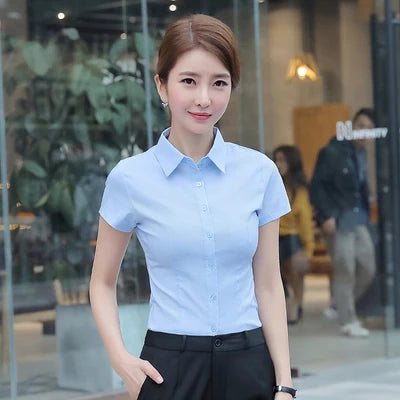 Women Shirts Blouses Women White Shirt Long Sleeve Blouse Female Tops OL Basic Shirt Blouses 2023 Fashion Elegant Woman Clothing - Image 15