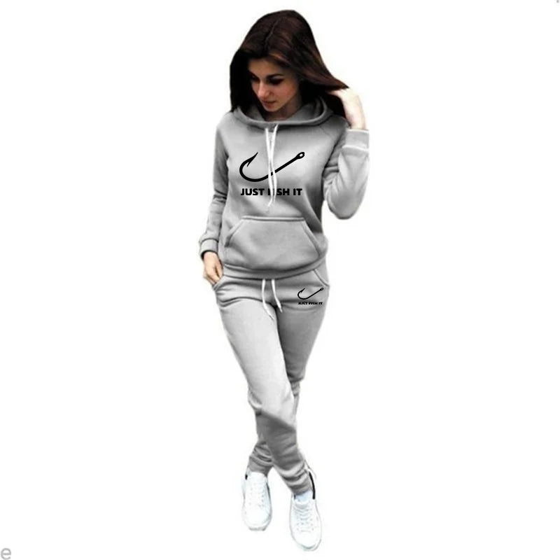 Womens Tracksuits Fashion Sets Outfits Jogging Suits Sports Wear Fashion Hoodie Set Trending Track suits Hoodie+Sweatpants 2 pcs - Image 7