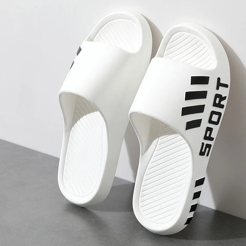 Summer Fashion Slippers For Men Indoor Outdoor Sandals Beach Flip Flop Thick Sole Male Slides Summer Non-Slip Men Shower Slipper - Image 11