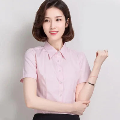 Women Shirts Blouses Women White Shirt Long Sleeve Blouse Female Tops OL Basic Shirt Blouses 2023 Fashion Elegant Woman Clothing - Image 14