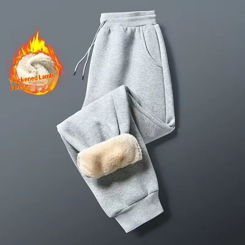 Mens Casual Loose-fitting Padded Jogger Sweatpants - Image 4