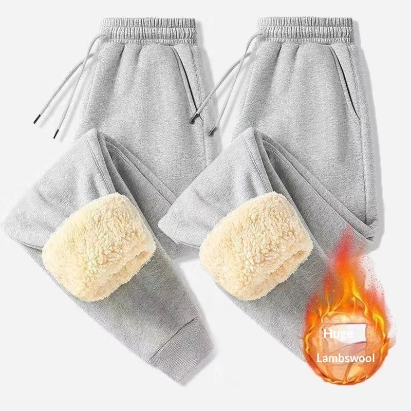 Mens Casual Loose-fitting Padded Jogger Sweatpants - Image 2