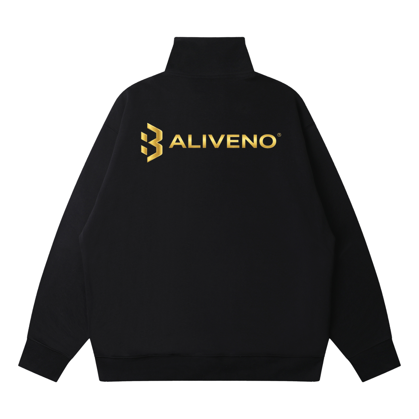 Quarter-Zip Drop Shoulder Sweatshirt