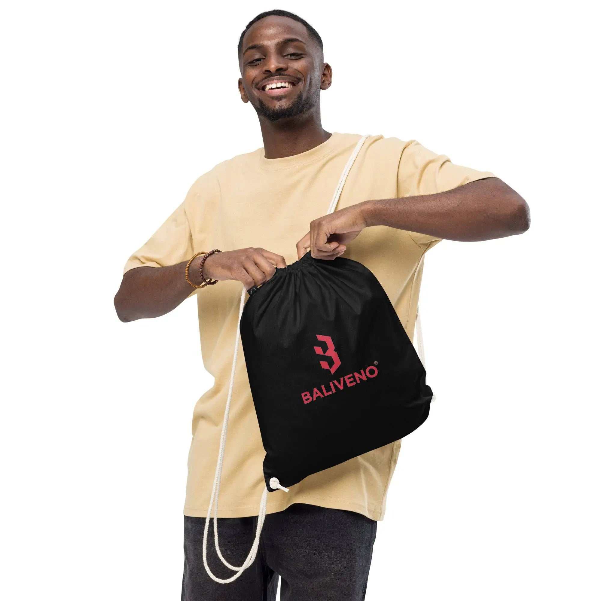 Organic cotton drawstringOrganic cotton drawstring bagMake a sustainable choice for your everyday carry with our Organic Cotton Drawstring Bag. Crafted from 100% organic cotton, this eco-friendly bag offers a sturdy and[Bal]