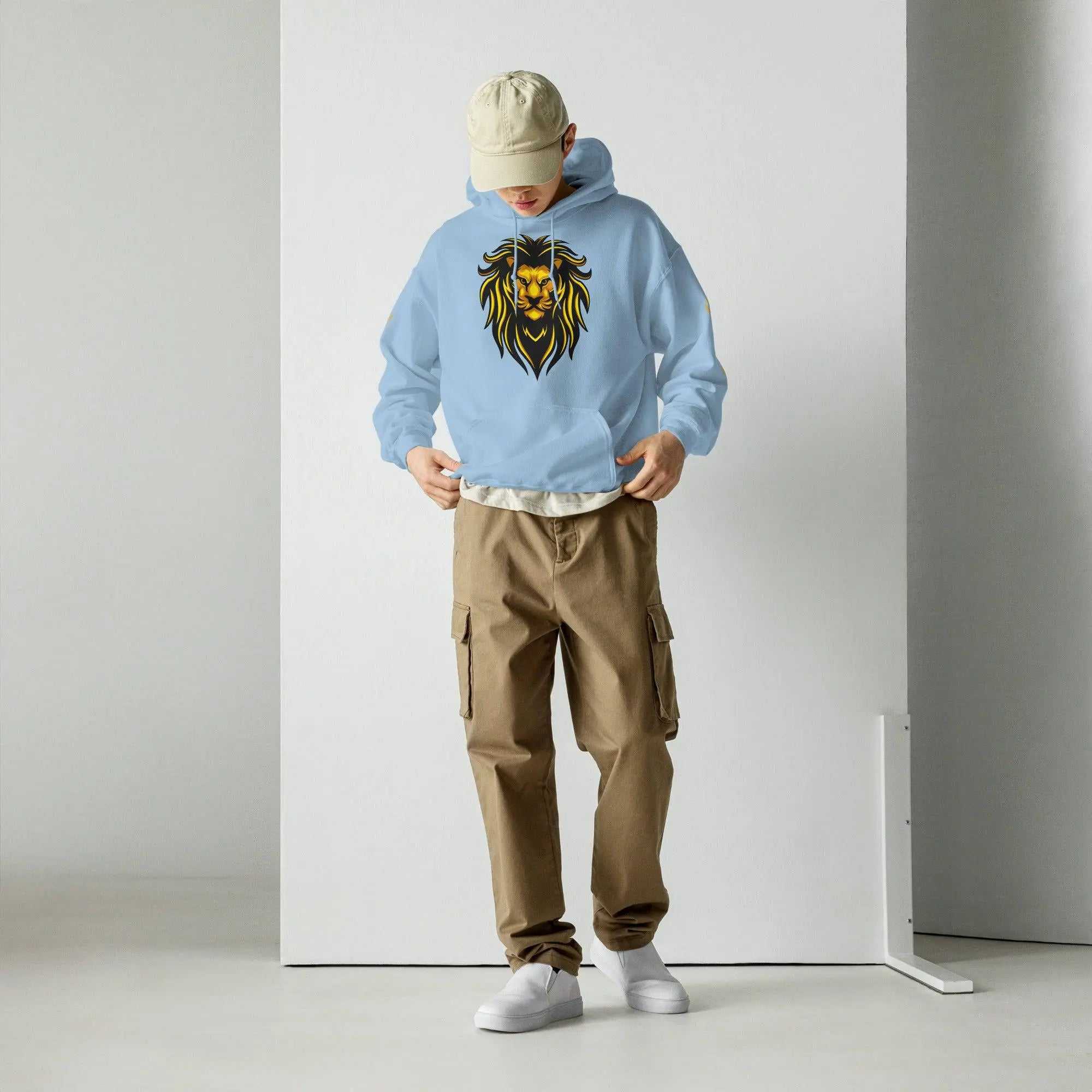 Baliveno Lion HoodieBaliveno Lion HoodieEveryone needs a cozy go-to hoodie to curl up in, so go for one that's soft, smooth, and stylish. It's the perfect choice for cooler evenings!

• 50% pre-shrunk cott[Bal]