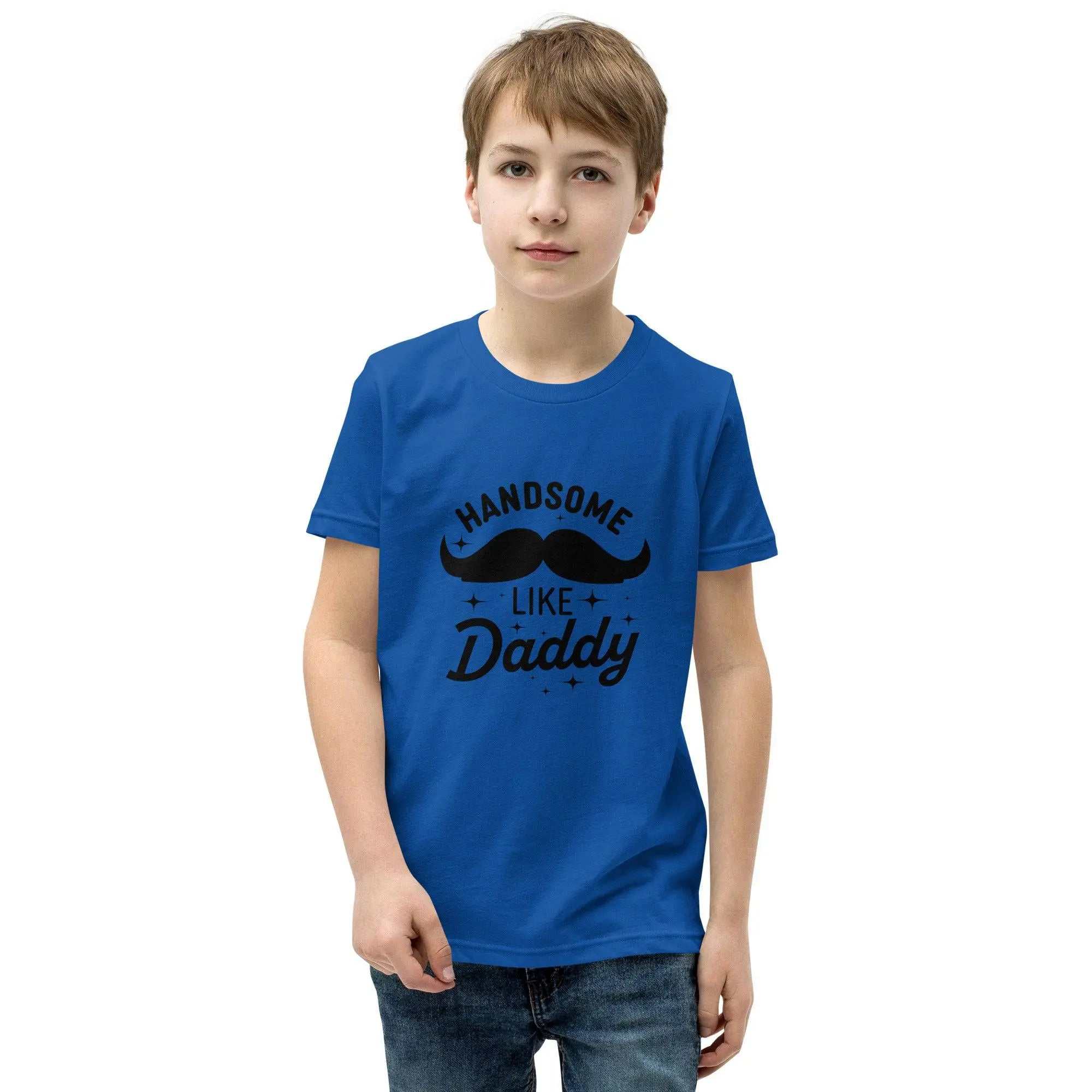 Handsome Like DaddyHandsome Like Daddy T-ShirtThis is the tee that you've been looking for, and it's bound to become a favorite in any youngster's wardrobe. It's light, soft, and comes with a unique design that [Bal]