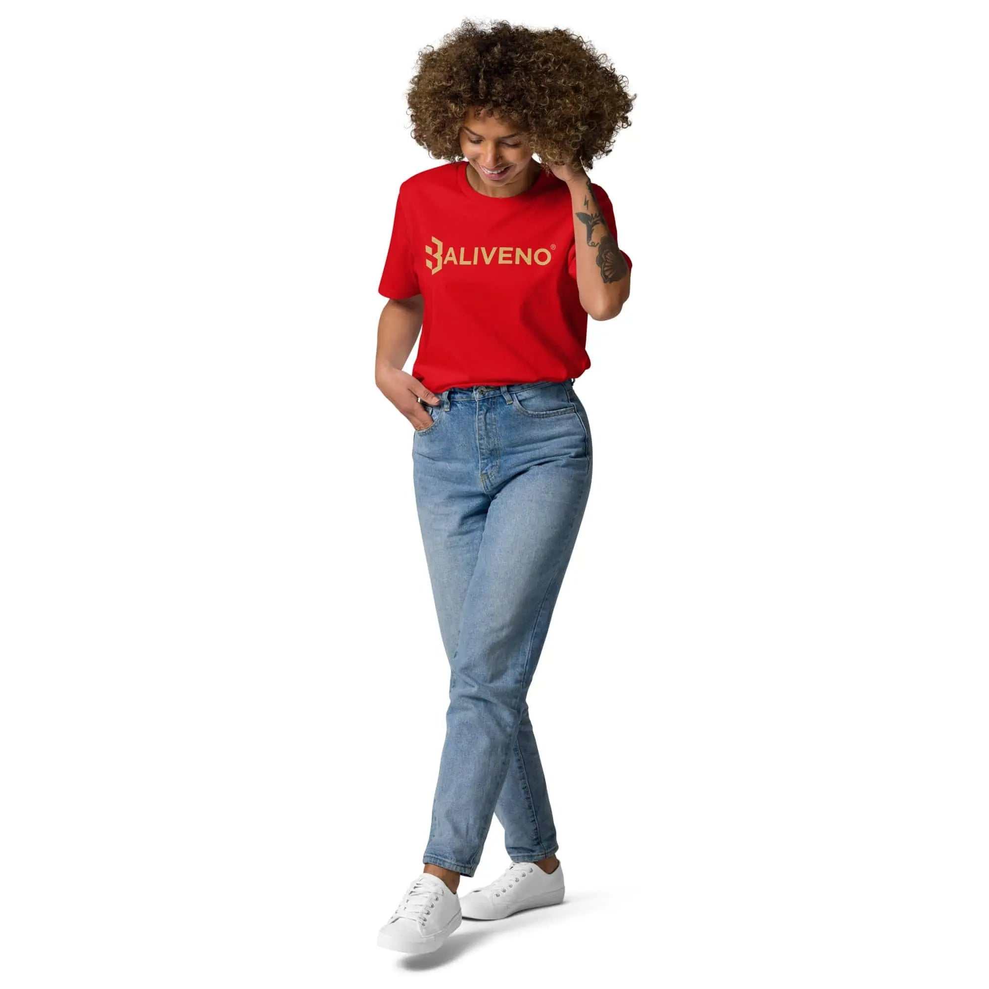 Organic cottonOrganic cotton t-shirtMade from 100% organic ring-spun cotton, this unisex t-shirt is a total must-have. It's high-quality, super comfy, and best of all—eco-friendly.

• 100% organic ring[Bal]