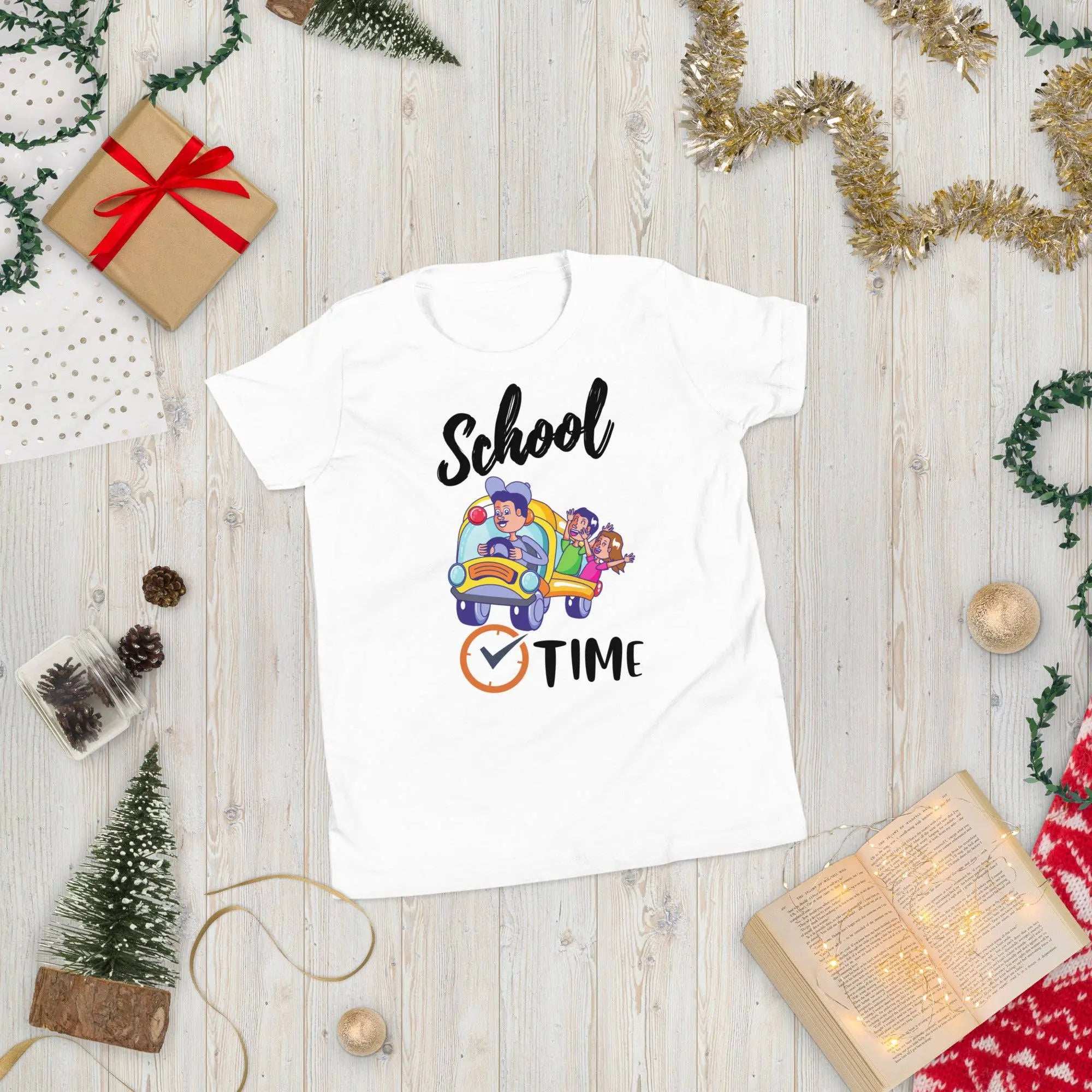 School TimeSchool Time Kids T-ShirtThis is the tee that you've been looking for, and it's bound to become a favorite in any youngster's wardrobe. It's light, soft, and comes with a unique design that [Bal]