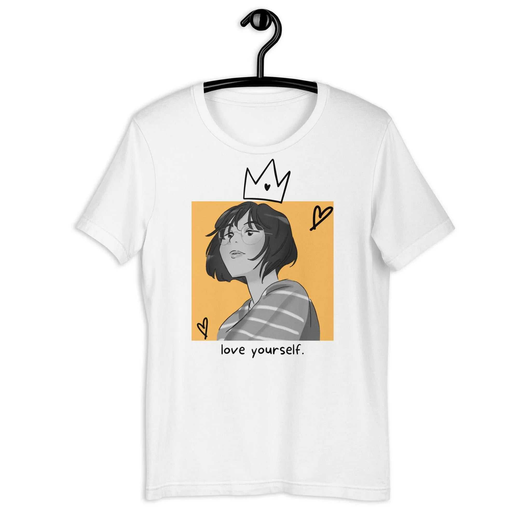 Love Yourself T-ShirtLove Yourself T-ShirtExperience the ultimate comfort and style with our Love Yourself T-Shirt, crafted to be everything you've dreamed of and more. Made from premium quality materials, t[Bal]