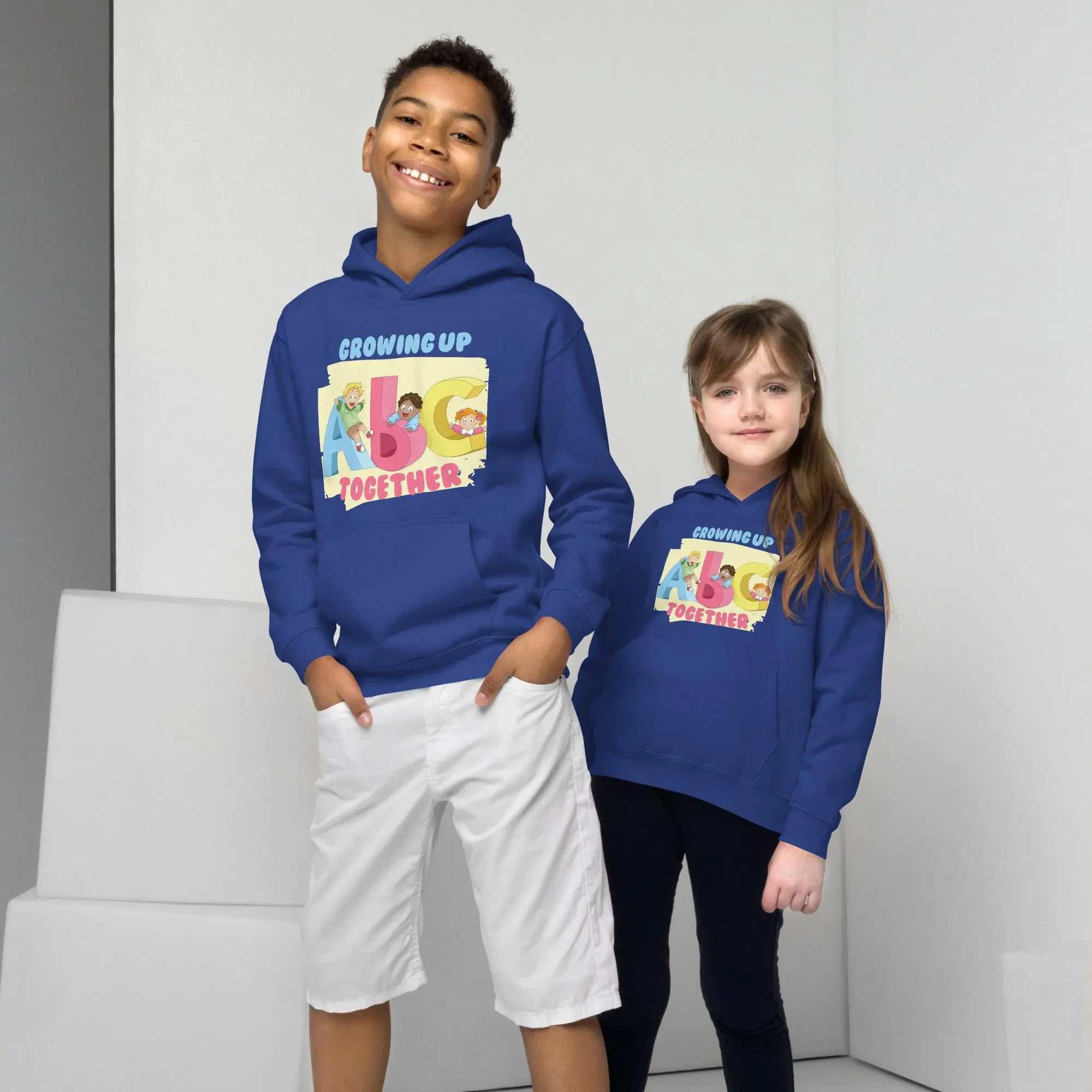 Growing Up Together HoodieGrowing Up Together HoodieIntroducing our Growing Up Together Hoodie – the epitome of snugness and style for your little one.
Designed to keep your child cozy and chic, this kids' hoodie is t[Bal]