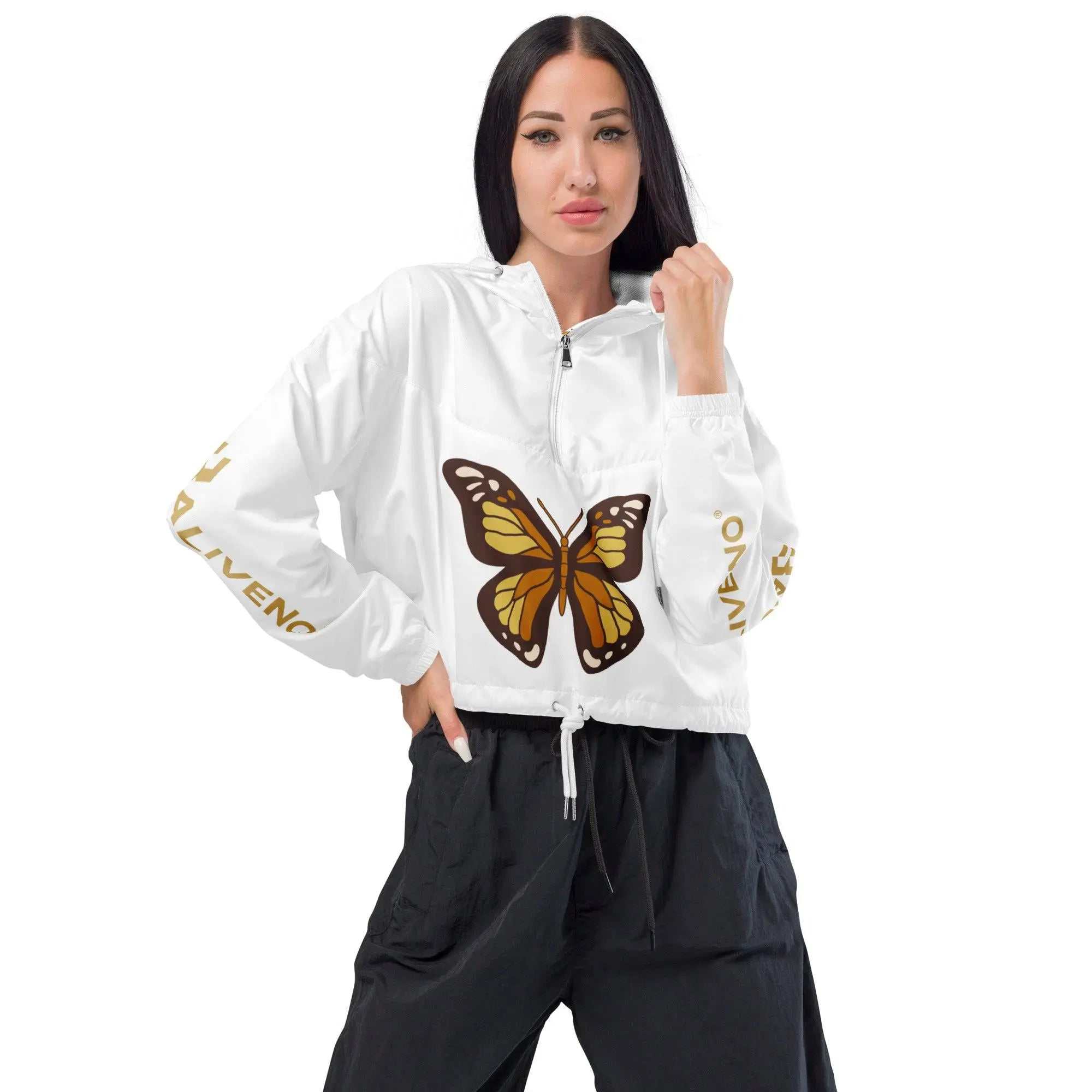 Women’s Cropped WindbreakerWomen’s cropped windbreakerIntroducing our Women’s Cropped Windbreaker, a stylish and functional outerwear essential for your outdoor pursuits. Designed to keep you hiking in style while shiel[Bal]