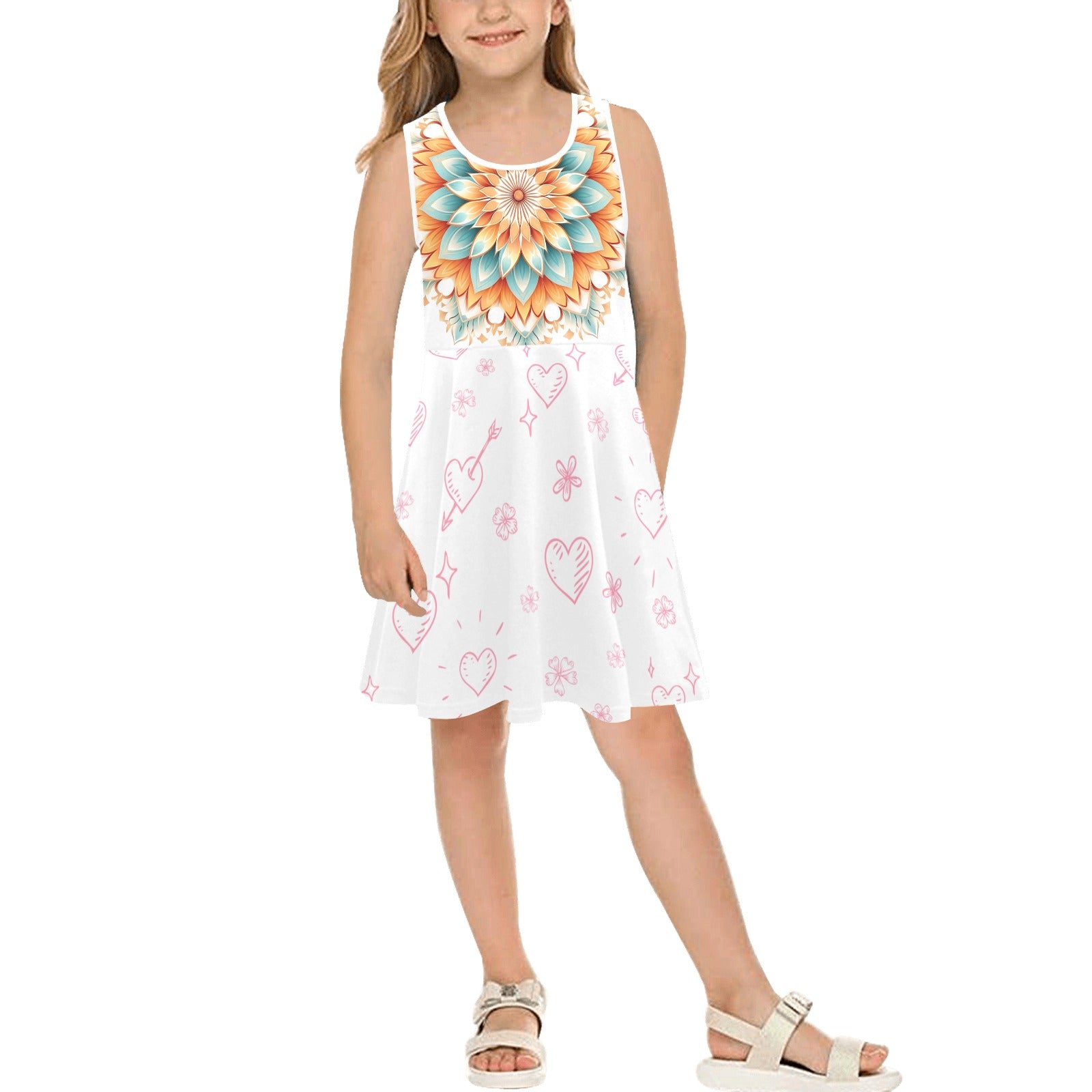 Girl's Sleeveless Sundress